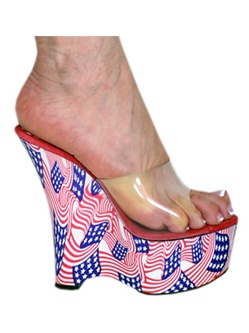 5" American Flag Wedge Made In USA