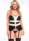 Slimming Two Tone Sexy 2 PC  Bustier Set