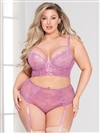 Laced With Love 2 PC Plus Size Lace Bra Set