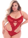 Naughty Or Nice Sexy Plus Size Teddy
