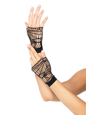 Net Fingerless Gloves