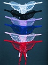 Butterfly Appliqued Crotchless Panty