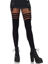 Faux Thigh High Look Opaque Pantyhose