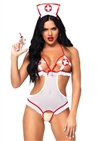 Naughty Nurse Crotchless 2 PC Set