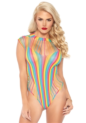 Shredded Snap Crotch Teddy