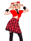 Flirty School Girl  5 PC Costume