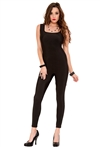 Slimming Black Jumpsuit With Full Straps