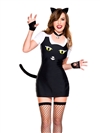 Fuzzy Kitty 5 PC Costume