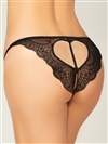 Heart Back Open Crotch Panties