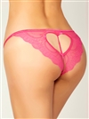 Heart Back Open Crotch Panties