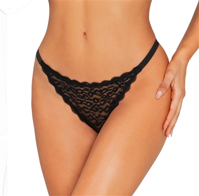 Leopard Mesh Cheeky Panties
