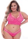 Long Line Lace Plus Size 2 PC Set