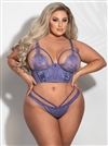 Long Line Lace Plus Size 2 PC Set