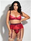 Flawless Plus Size 3 PC  Bra Set