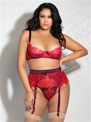 Flawless Plus Size 3 PC  Bra Set