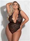 Legendary Plus Size Slimming Lace Teddy