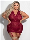 Legendary Plus Size 2 PC Chemise Set