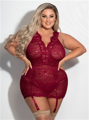 Legendary Plus Size 2 PC Chemise Set