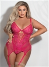 Love Scene Plus Size 2 PC  Bustier Set