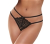 Geo Lace Strappy Thong Panties