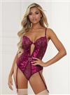 Velvet Heart Slimming Sexy Teddy