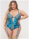 Velvet Heart Slimming Sexy Teddy