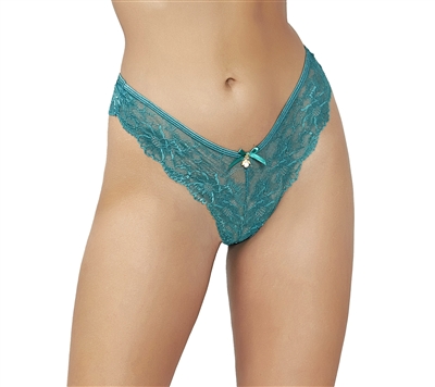 Sexy Lace Classic Thong Panties With Front Bow