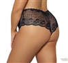 Plus Size Sexy  Lace Classic Boyshort Panties  With Mini Bows