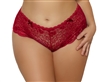 Plus Size Sexy  Lace Classic Boyshort Panties  With Mini Bows