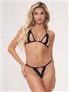 Heart Charm Sexy 2 PC Open Cup  Set