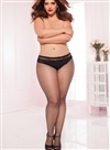 Plus Size Fishnet Pantyhose